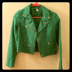 Crop Moto Jacket
